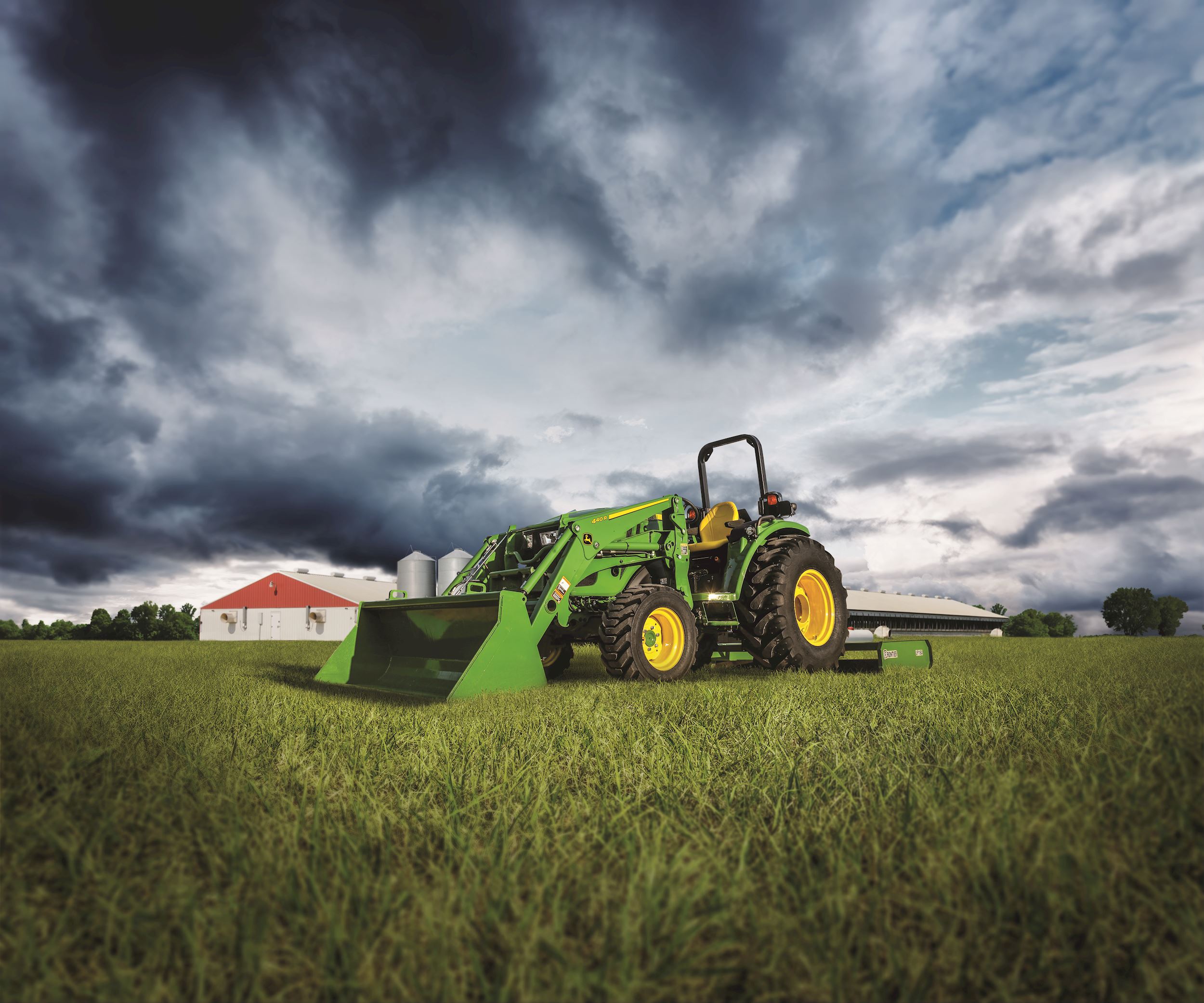 John Deere compact tractor