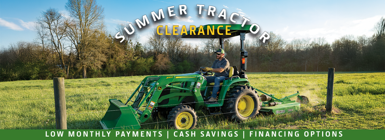 Summer Tractor Clearance